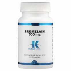 Bromelain 500 mg Kapseln, 60 St^Klean Labs Hot