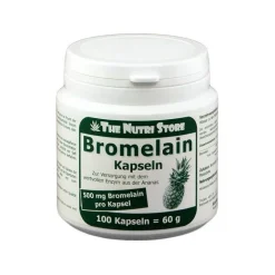 Bromelain 500 mg vegetarische Kapseln, 100 St^The Nutri Store
