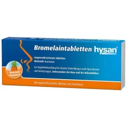 Bromelaintabletten ® magensaftresistent Tabletten, 20 St^Hysan Best