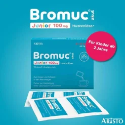 Bromuc Hustensaft Kinder-akut Junior 100 mg Hustenlöser , 20 St