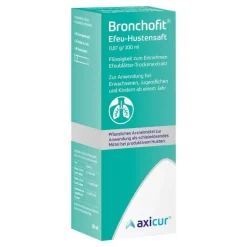 axicur Bronchofit Efeu-Hustensaft, 100 ml-Kinder Hustensaft Kinder|Hustenlöser