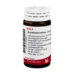 Bryonia Aconitum Globuli, 20 g^ New