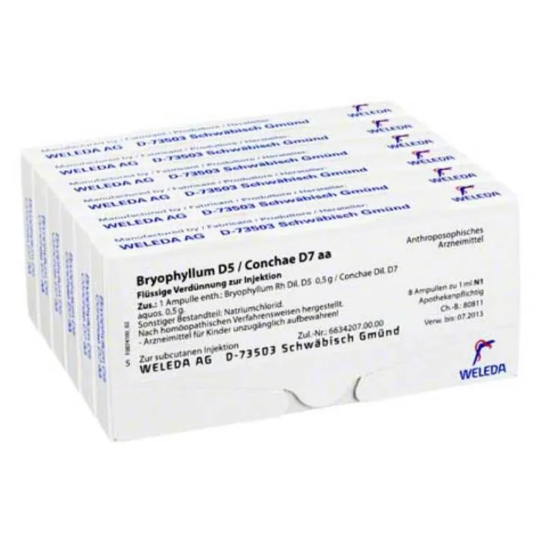 Weleda Bryophyllum D 5 / Conchae D 7 Ampullen, 48X1 ml- Schlaf & Nerven