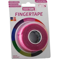Buddycare Fingertape latexfrei pink, 1 St- Tapeverband|Fingerpflaster