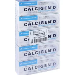 D 600 mg / 400 I.E. Brausetabletten, 50 St^Calcigen Outlet