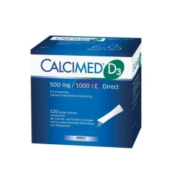 D3 500 mg / 1000 I.E. Direct Granulat, 120 St^Calcimed Best