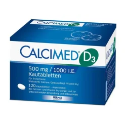 Calcimed D3 500 mg / 1000 I.E. Kautabletten, 120 St- Calcium