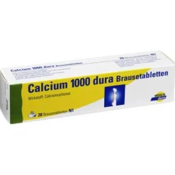 Dura Calcium 1000 Brausetabletten, 20 St- Calcium