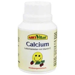 Amosvital Calcium-Calcium 200 mg + Vitamin C 30 mg Lutsch., 50 St