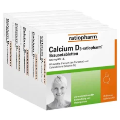 Ratiopharm Calcium D3 Brausetabletten, 100 St- Calcium