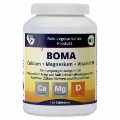 Boma Lecithin Calcium Magnesium Vitamin D Tabletten, 120 St- Magnesium|Calcium