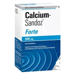 Calcium Sandoz Forte 500 mg Brausetabletten, 2X20 St^Calcium-Sandoz