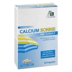 Avitale Calcium Sonne 500 Kapseln, 60 St- Calcium