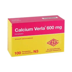 Verla Calcium 600 mg Filmtabletten, 100 St- Calcium