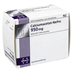 Calciumacetat Nefro 950 mg Filmtabletten, 100 St^Medice Outlet