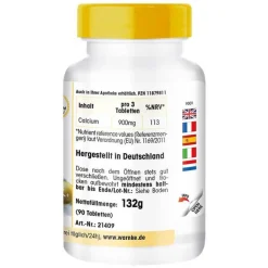 Warnke Calciumcitrat Tabletten, 90 St- Calcium