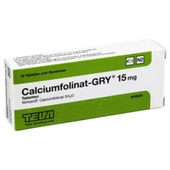 Calciumfolinat Gry 15 Tabletten, 30 St^Calciumfolinat-GRY Discount