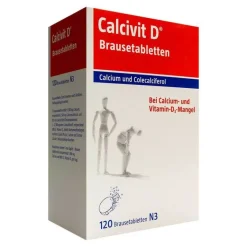 D Brausetabletten, 120 St^Calcivit Discount