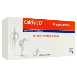 Calcivit Calcium-D Brausetabletten, 40 St