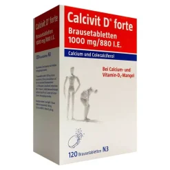 Calcivit Calcium-D forte Brausetabletten, 120 St