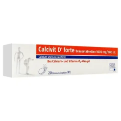 Calcivit D forte Brausetabletten, 20 St- Calcium
