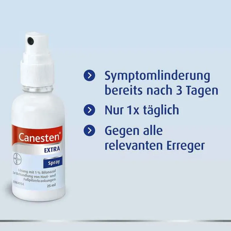 ® EXTRA Spray gegen Pilzerkrankungen der Haut, 25 ml^Canesten Best