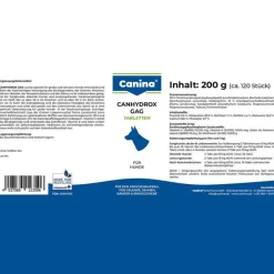 Canina Bewegungsapparat-Canhydrox Gag Tabletten vet. (für Tiere), 200 g