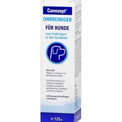 Canosept Ohr-Reiniger für Hunde, 125 ml- Ohren, Augen & Zähne