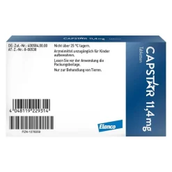 Capstar Flöhe, Zecken & Co.|Flöhe, Zecken & Co.-™ 11,4 mg Tabletten für Katzen und kleine Hunde, 6 St