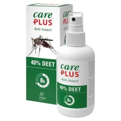 Care Plus Anti Insect 40% Deet XXL Spray, 200 ml- Zeckenspray|Mückenspray