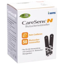 N Blutzuckerteststreifen auto.codierend, 50 St^Caresens Best