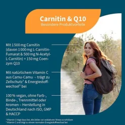 Natugena Carnitin & Q10 Kapseln, 90 St- Coenzym Q10