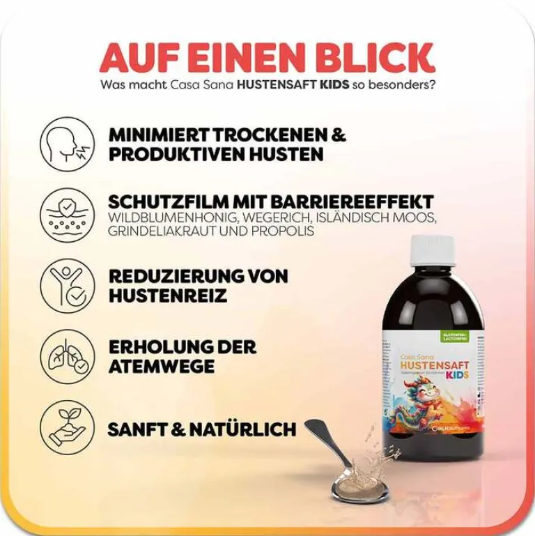 Hustensaft Kids, 200 ml^Casa Sana New