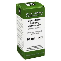 Dr. K. Hollborn & Söhne Fußpilz Creme-Castellani mit Miconazol Lösung, 10 ml