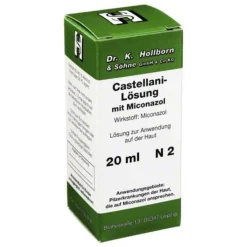 Dr. K. Hollborn & Söhne Fußpilz Creme-Castellani mit Miconazol Lösung, 20 ml