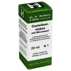 Dr. K. Hollborn & Söhne Castellani viskos mit Miconazol Lösung, 20 ml- Fußpilz Creme