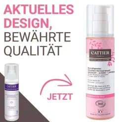 Cattier Gesichtsreinigung-beruhigendes Mizellen Reinigungsgel für Gesicht, Augen und Lippen, 200 ml