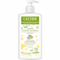 Cattier Duschgele-Moussant Familial Familien Duschgel und Shampoo, 500 ml
