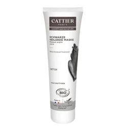 Cattier schwarze Heilerde Maske, 100 ml- Gesichtsmasken