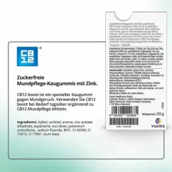 CB12 boost Eucalyptus white Kaugummi, 10 St- Zahnpflegekaugummi|Mundpflege