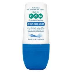 CD6 physiologisches Pflege Deo ohne Aluminiumsalze, 60 ml- Antitranspirant & Deo