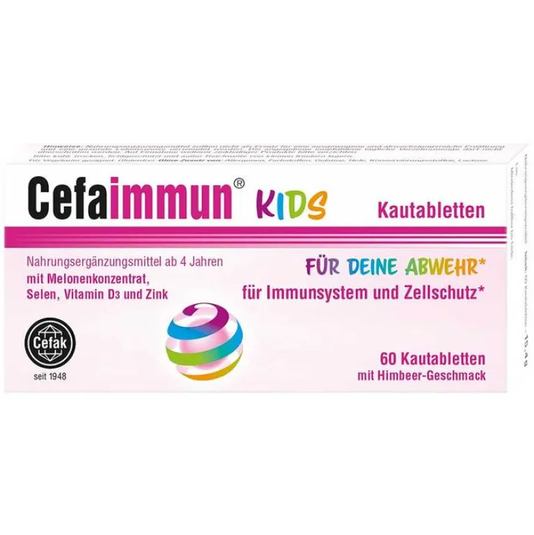 Kids Kautabletten, 60 St^Cefaimmun Hot