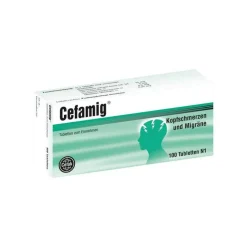 Cefamig Migräne Tabletten|Kopfschmerztabletten-Tabletten, 100 St