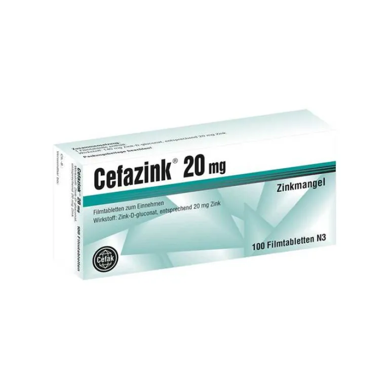 Cefazink 20 mg Filmtabletten, 100 St- Abwehrsteigerung