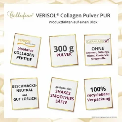 Cellufine Verisol Collagen-Pulver Pur, 300 g- Kollagen