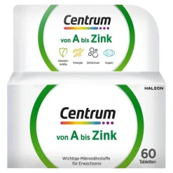 Centrum A-Zink Tabletten, 60 St- Multivitamine