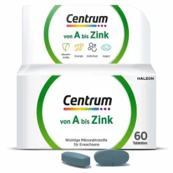 Centrum A-Zink Tabletten, 60 St- Multivitamine