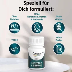 Vital + Mentale Leistung Kapseln, 30 St^Centrum Sale