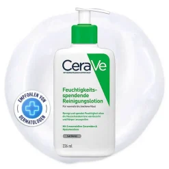 CeraVe Trockene & Sensible Haut|Handseife-feuchtigkeitsspendende Reinigungslotion, 236 ml