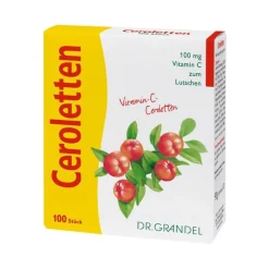 Dr. Grandel Vitamin C (Ascorbinsäure)-Ceroletten Grandel Lutschtabletten, 100 St